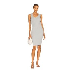 JOHN Elliott TWIST MUSCLE MINI DRESS in gray